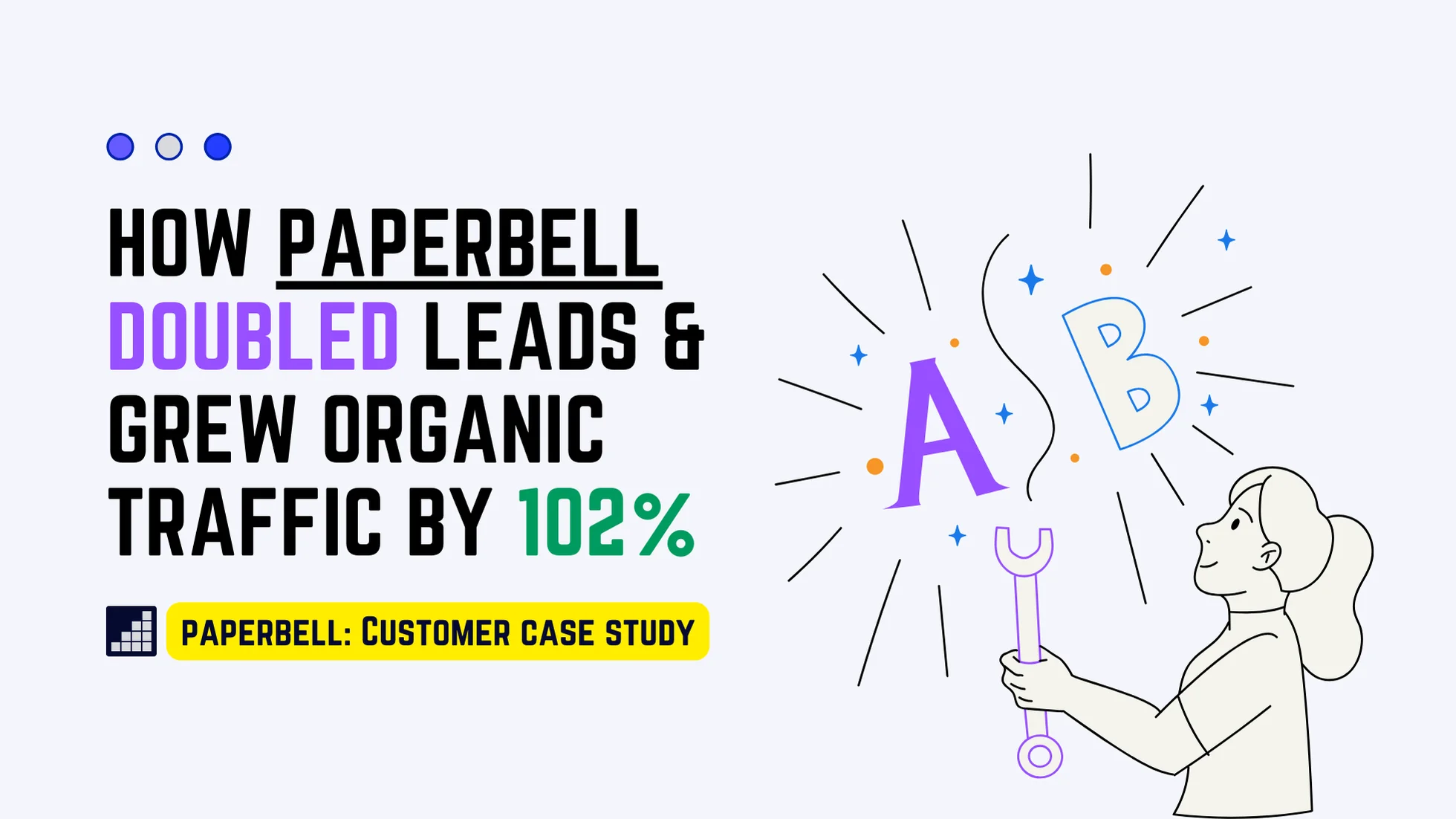 Paperbell SaaS client doubled leads case study