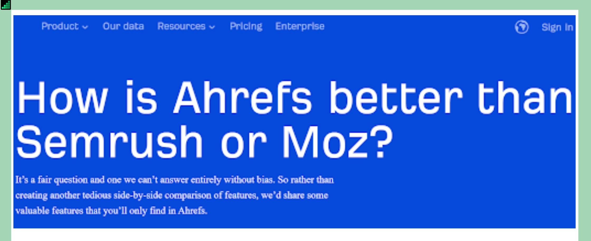 Ahrefs-vs