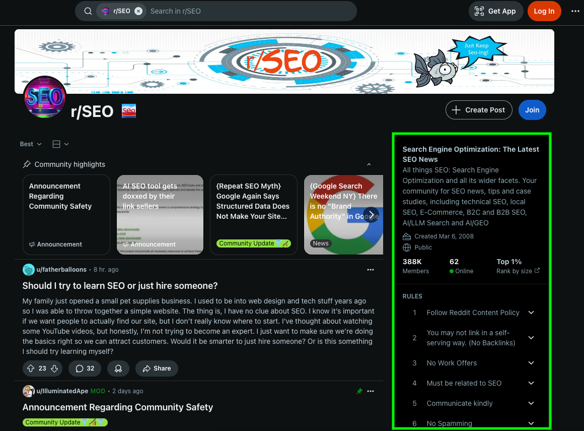 r/seo