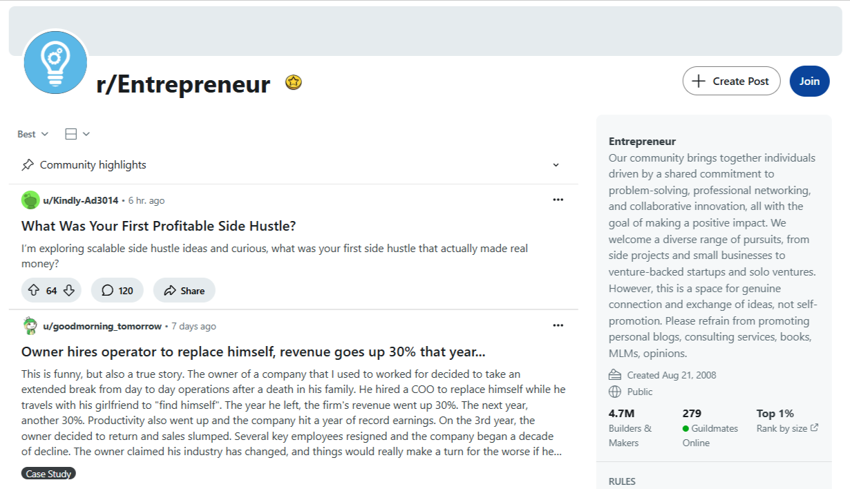 r-entreprenuer