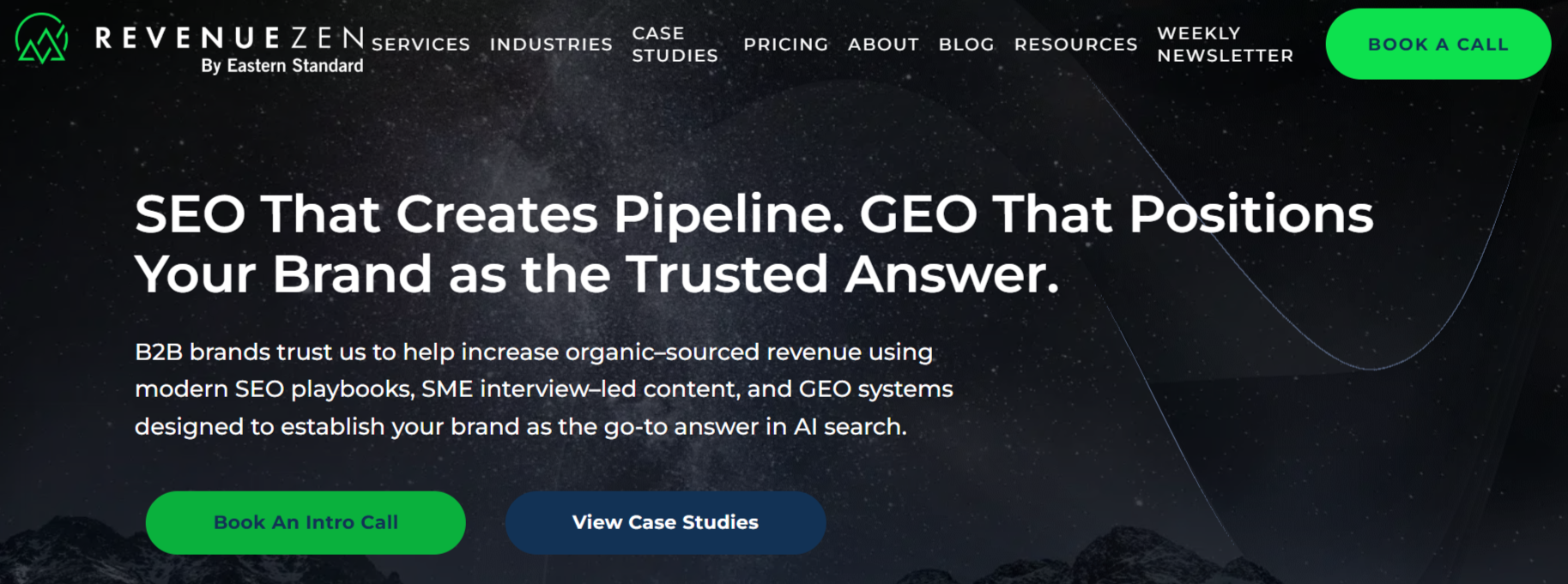 RevenueZen-homepage-screenshot